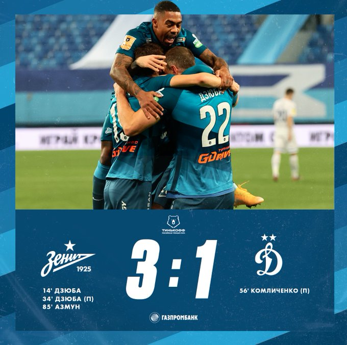 Vitória na Gazprom Arena