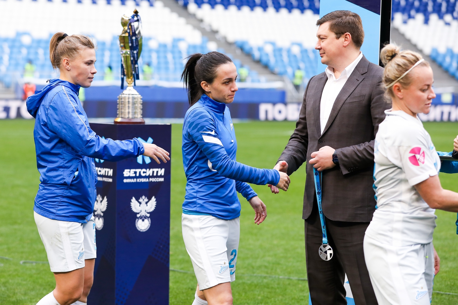 O Zenit é vice-campeão da Copa da Rússia feminina